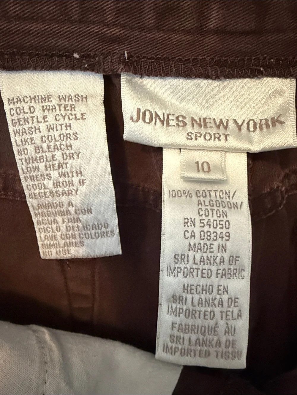Jones New York Brown Pencil Skirt